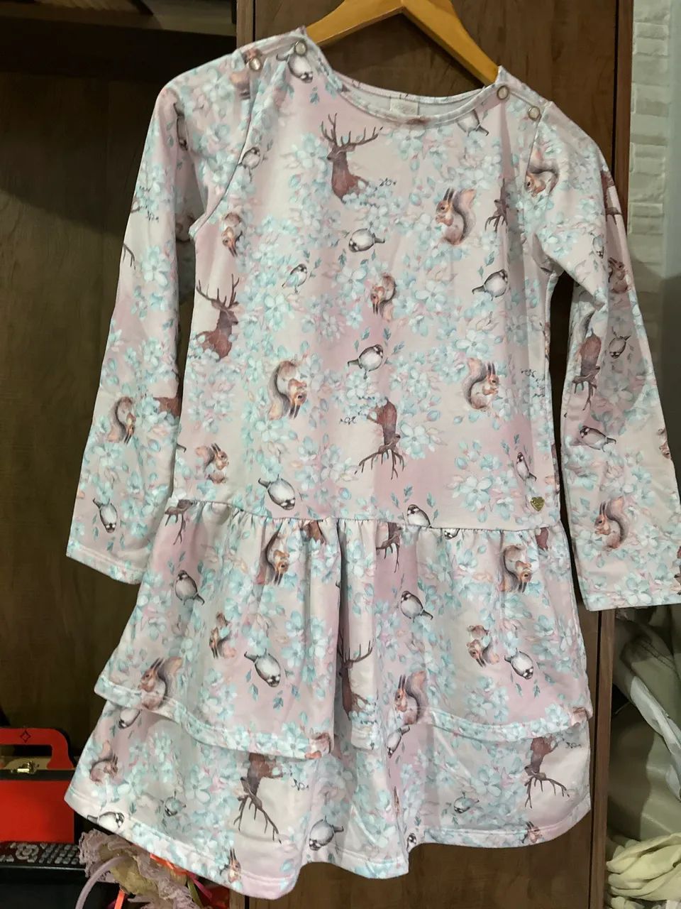 Vestido infantil, TAM. 16, novo. - Foto 2