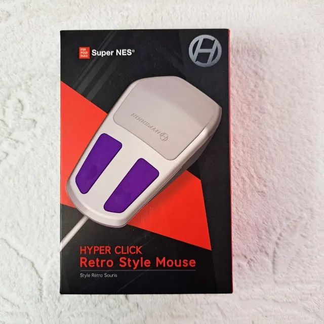 Hyper Click Retro Mouse para Super Nintendo. Novo e Lacrado. Snes