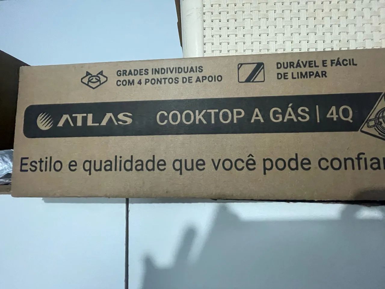 Fogão cooktop 4 bocas 