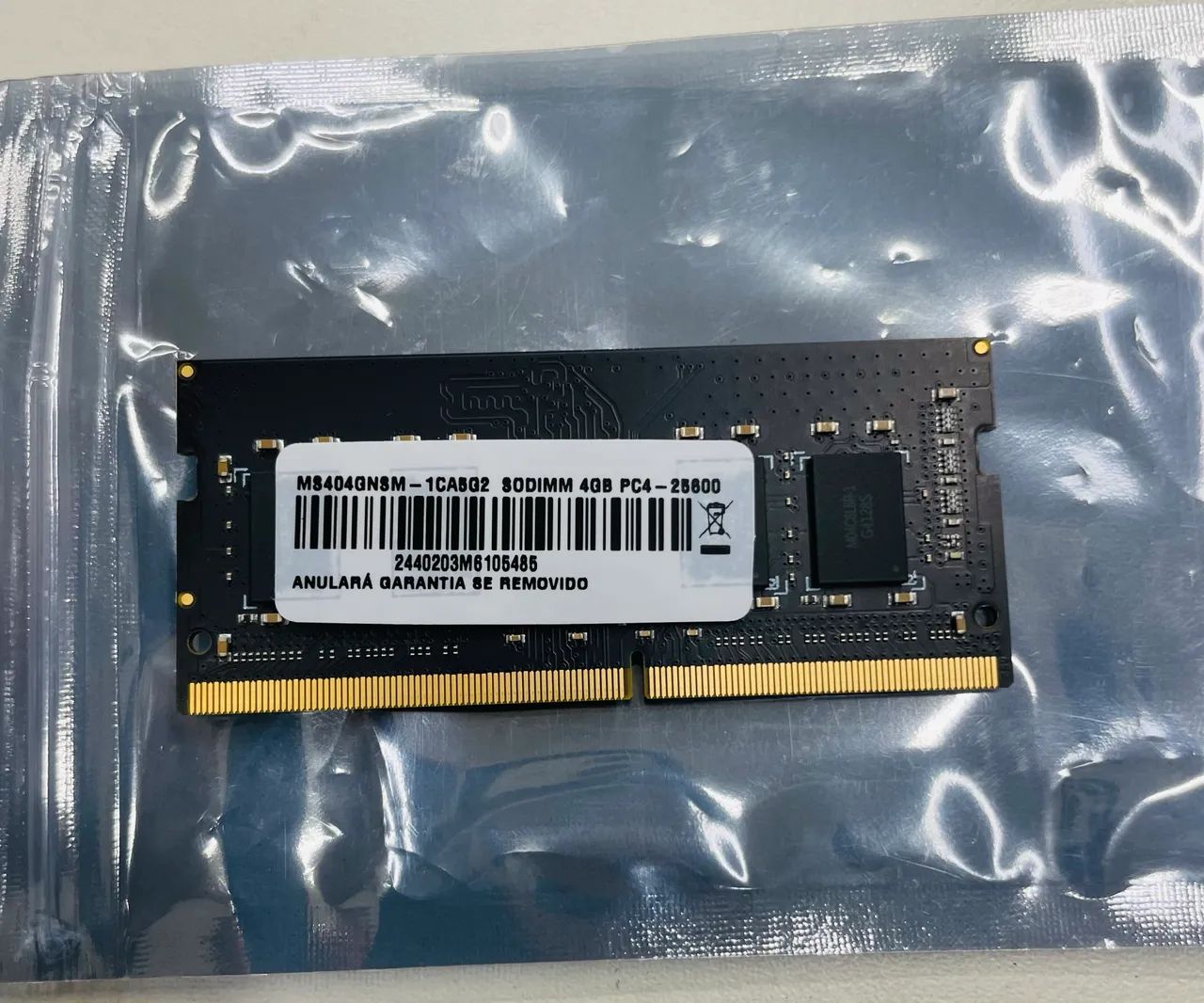Memória RAM 4GB DDR4 25600 Nova