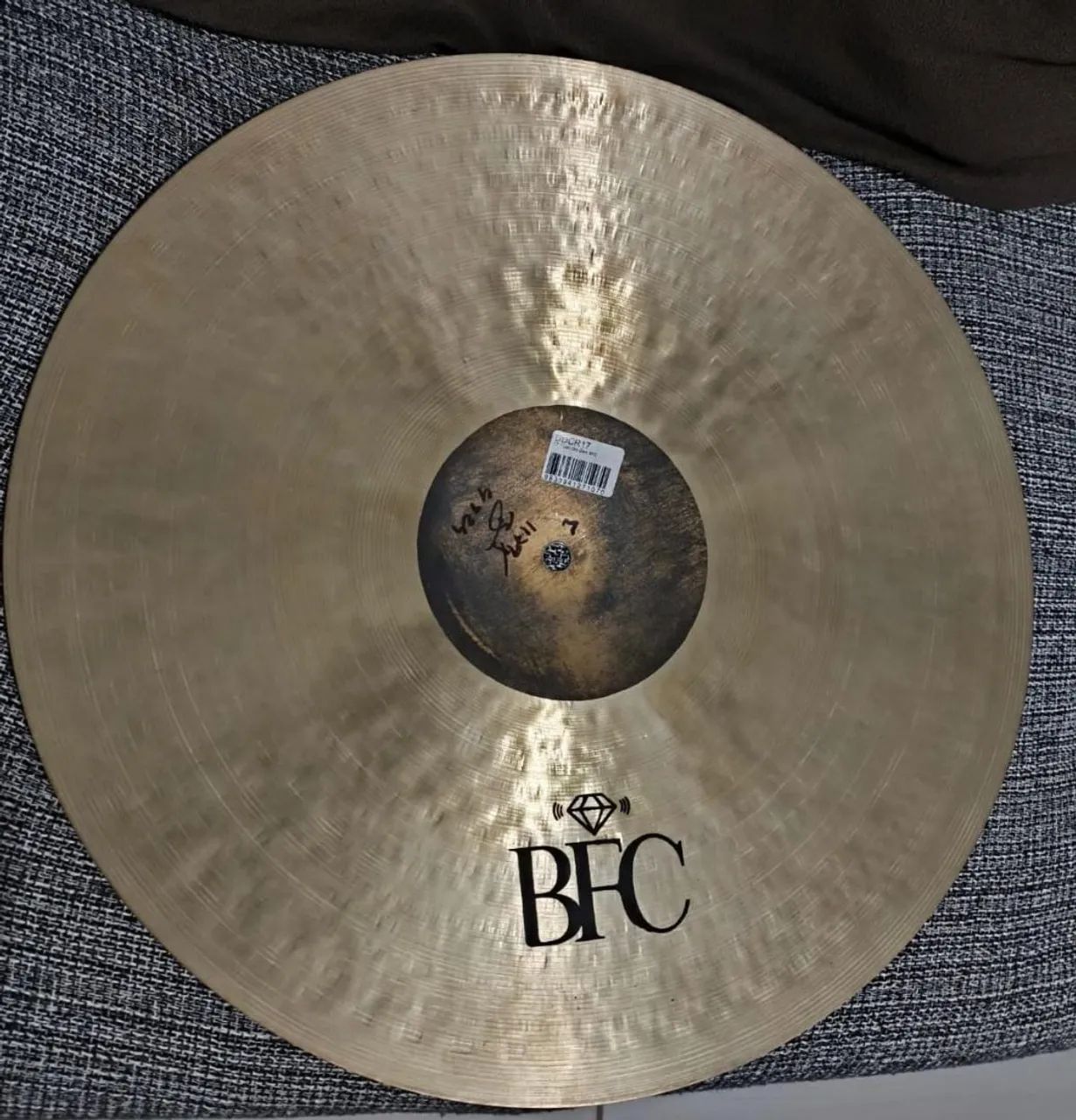 Prato BFC Crash 17" Polegadas Série Dry Dark B20 Bronze (Usado) - Foto 2