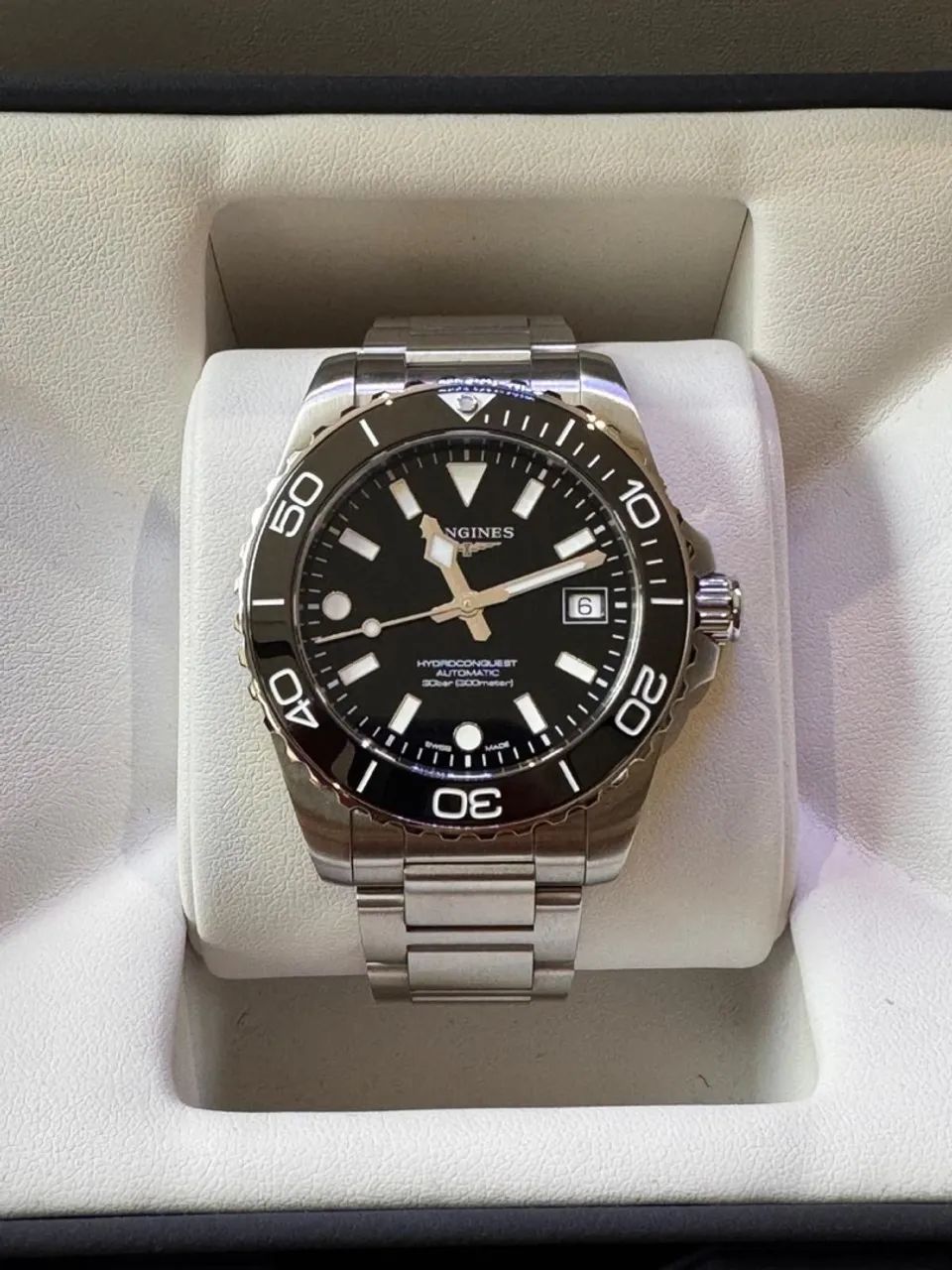 Longines Hydroconquest Preto 2026 39mm - Foto 2