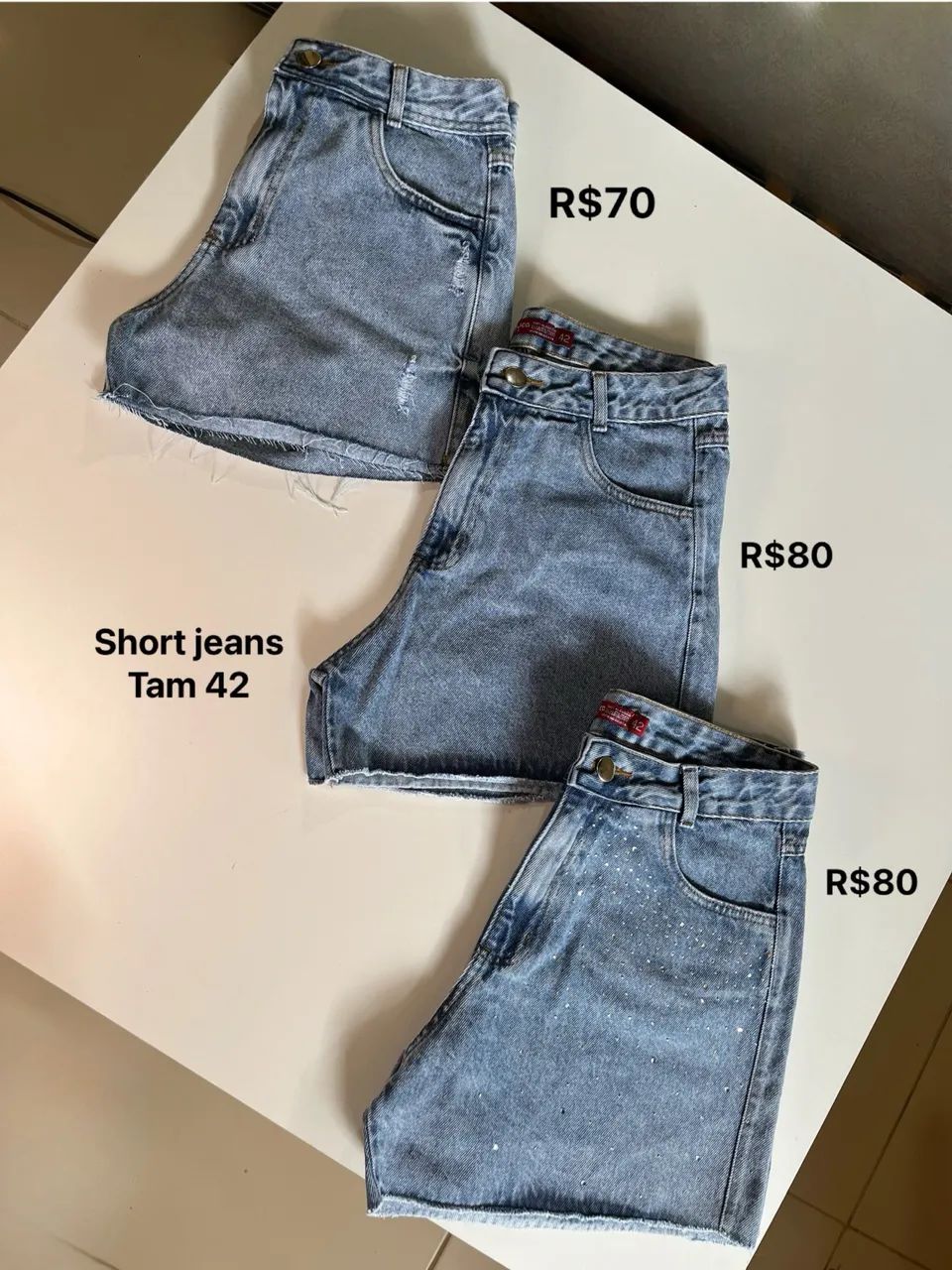 Short jeans feminino - Foto 5