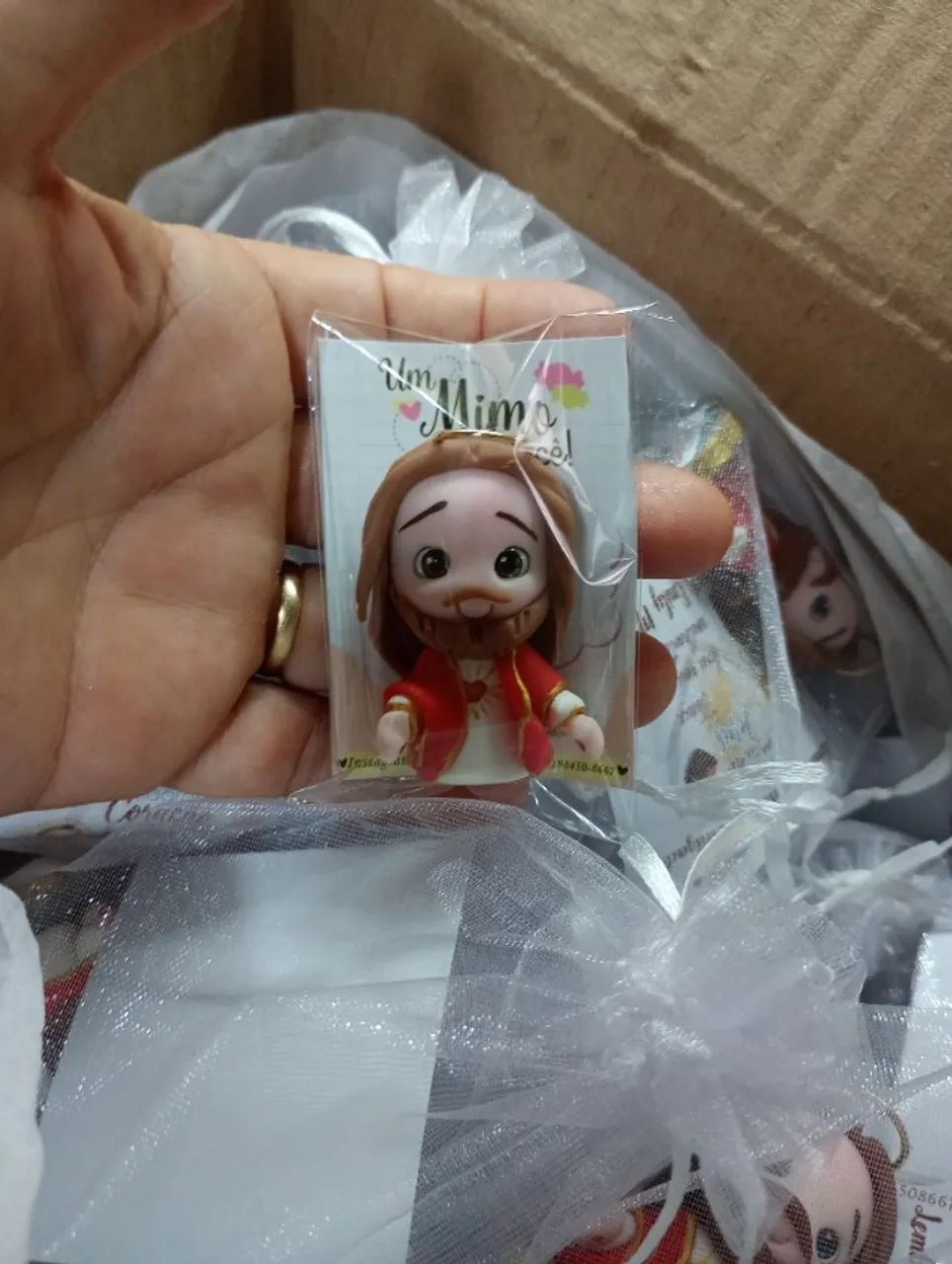 Sagrado Coração de Jesus em Biscuit  - Foto 4