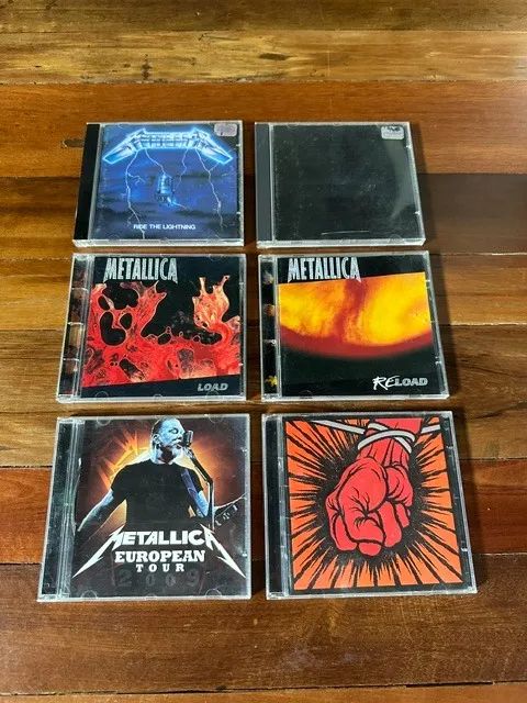 Metallica - Lote c/ 6 CDS + DVD