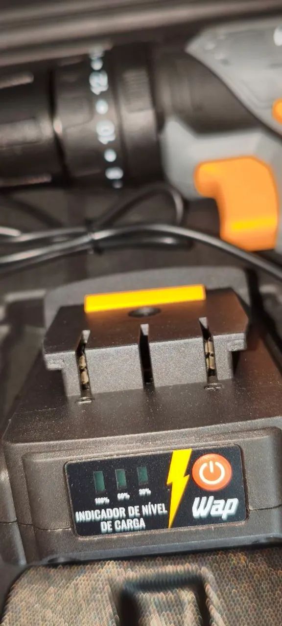 PARAFUSADEIRA E FURADEIRA DE IMPACTO WAP NOVA - Foto 3