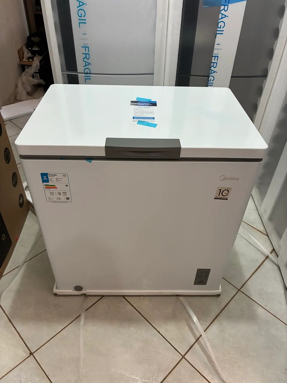 購入決定‼️ Freezer Midea 198 litros na caixa Bivolt inverter - Geladeiras e