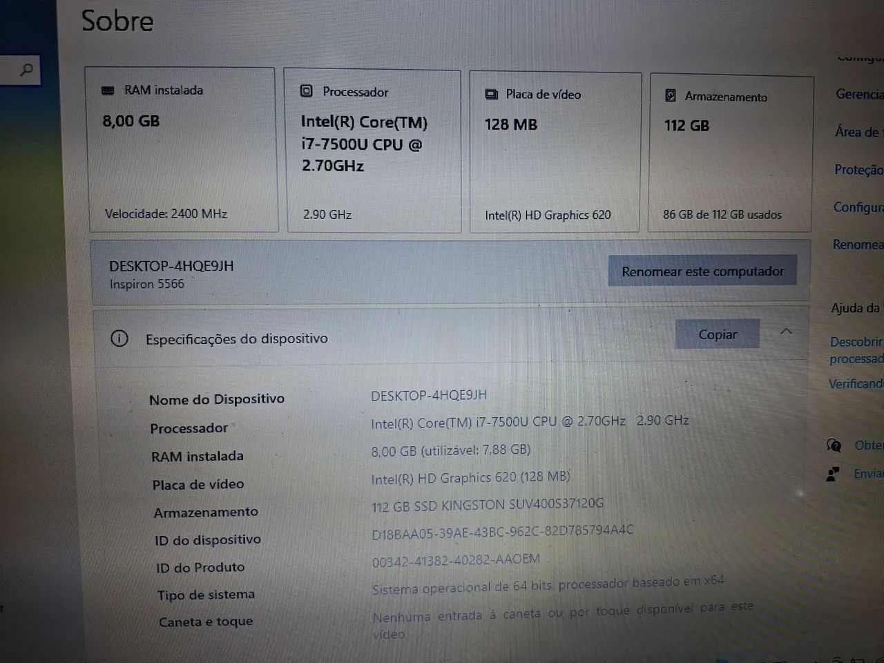 Notebook Dell i7 - Foto 3