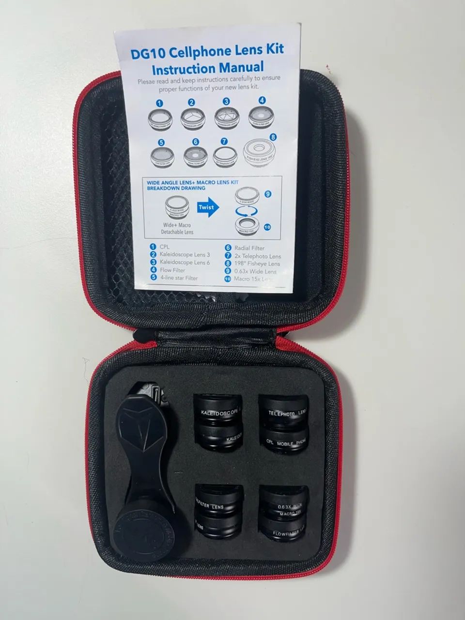 Gimbal smart Xe + kit lentes Apl dg10 lens  - Foto 5