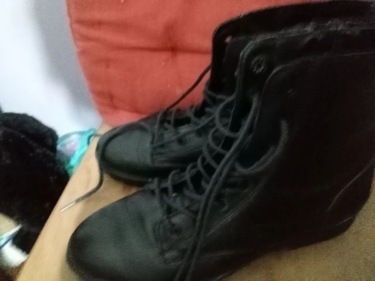 Bota coturno couro genuíno  - Foto 3