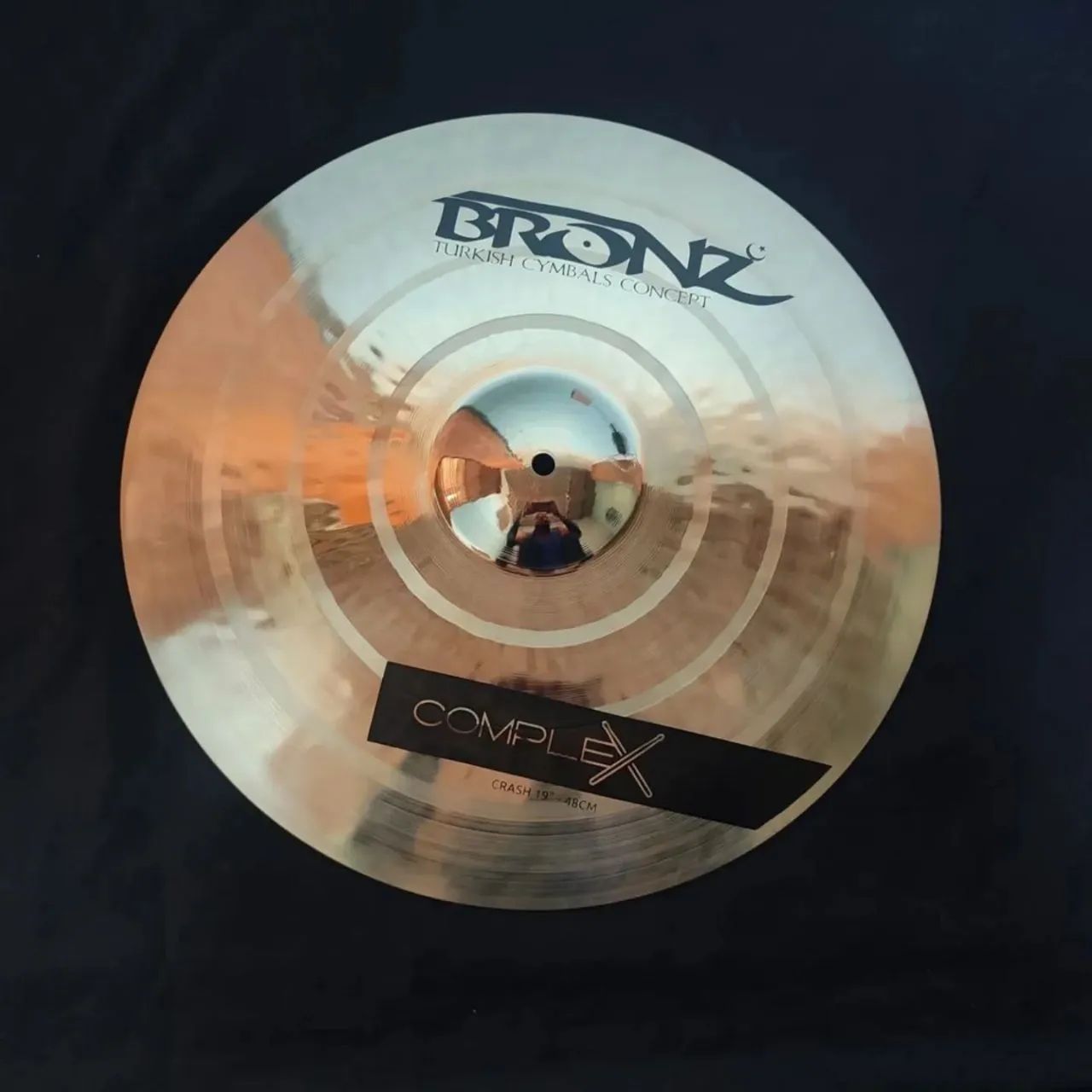 Prato Bronz Complex Crash 19 - Instrumentos musicais - Chapada do