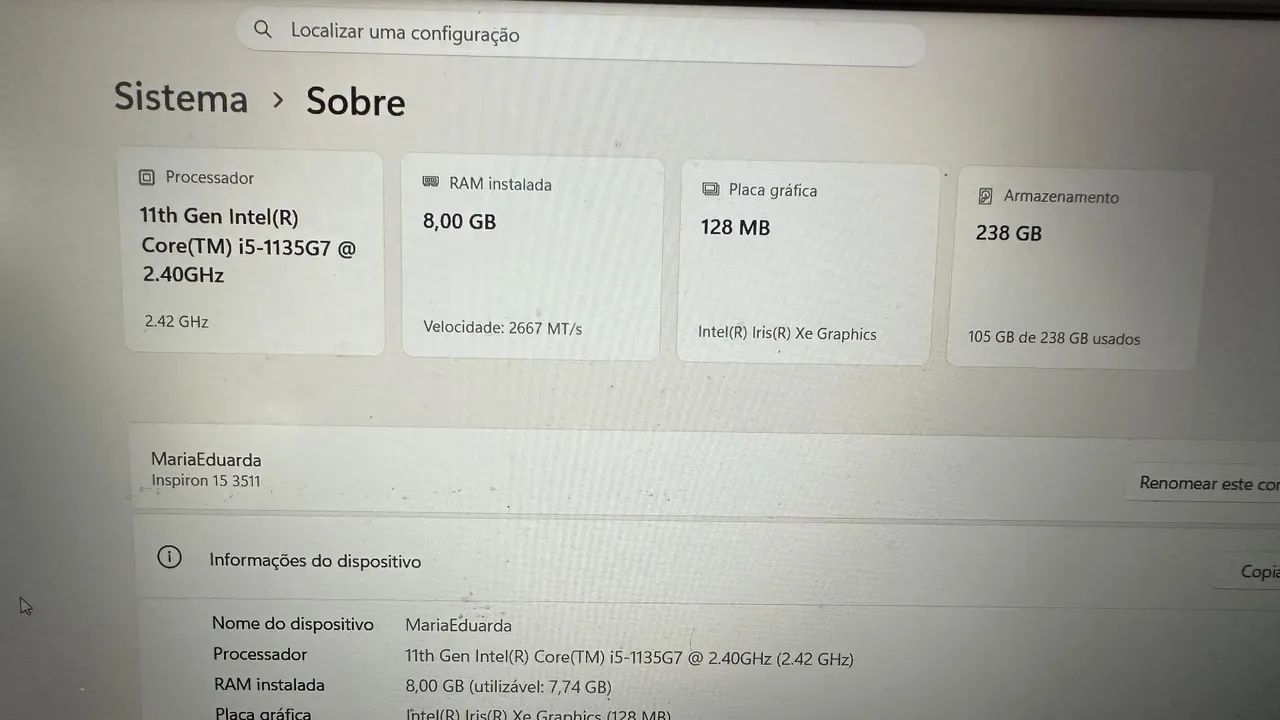 Dell Inspiron 15 3511 - Foto 4