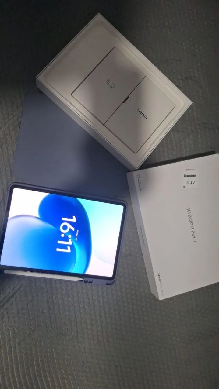 Tablet xiaomi pad 7 com capa + caneta seminovo 