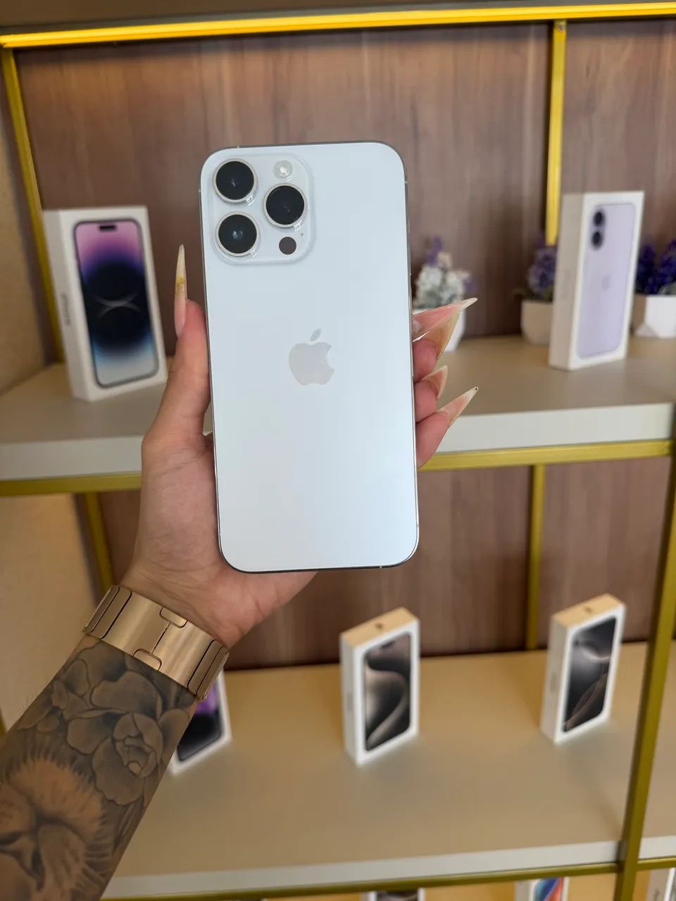iPhone 14 Pro Max 512GB Branco IMPECÁVEL  - Foto 3