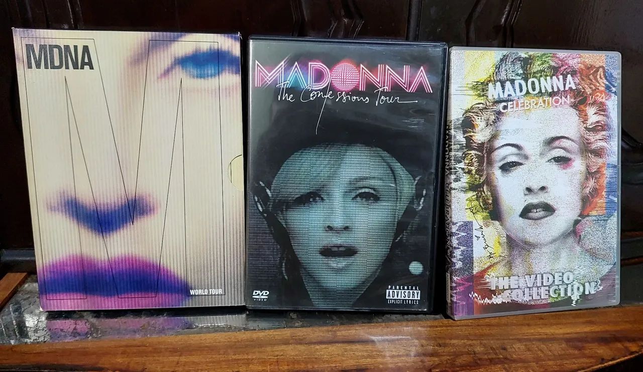 DVDs limitados da Madonna - duplo e triplo. - CDs, DVDs etc