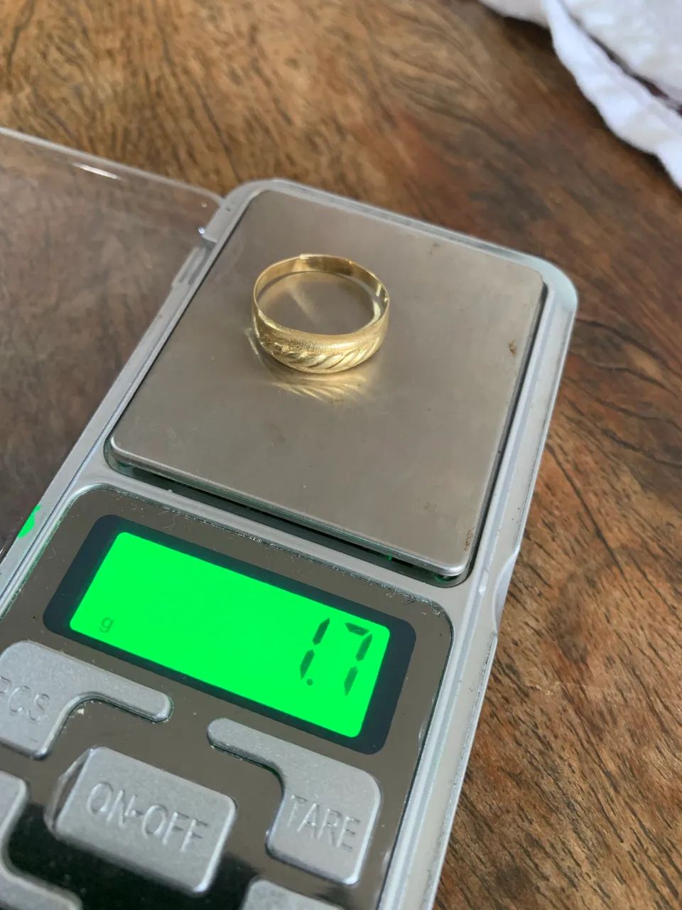 Anel de ouro 18 k  - Foto 4