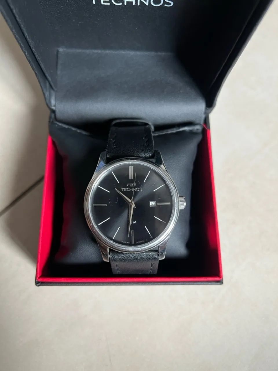 Relógio de Couro Technos Classic Steel - Foto 3