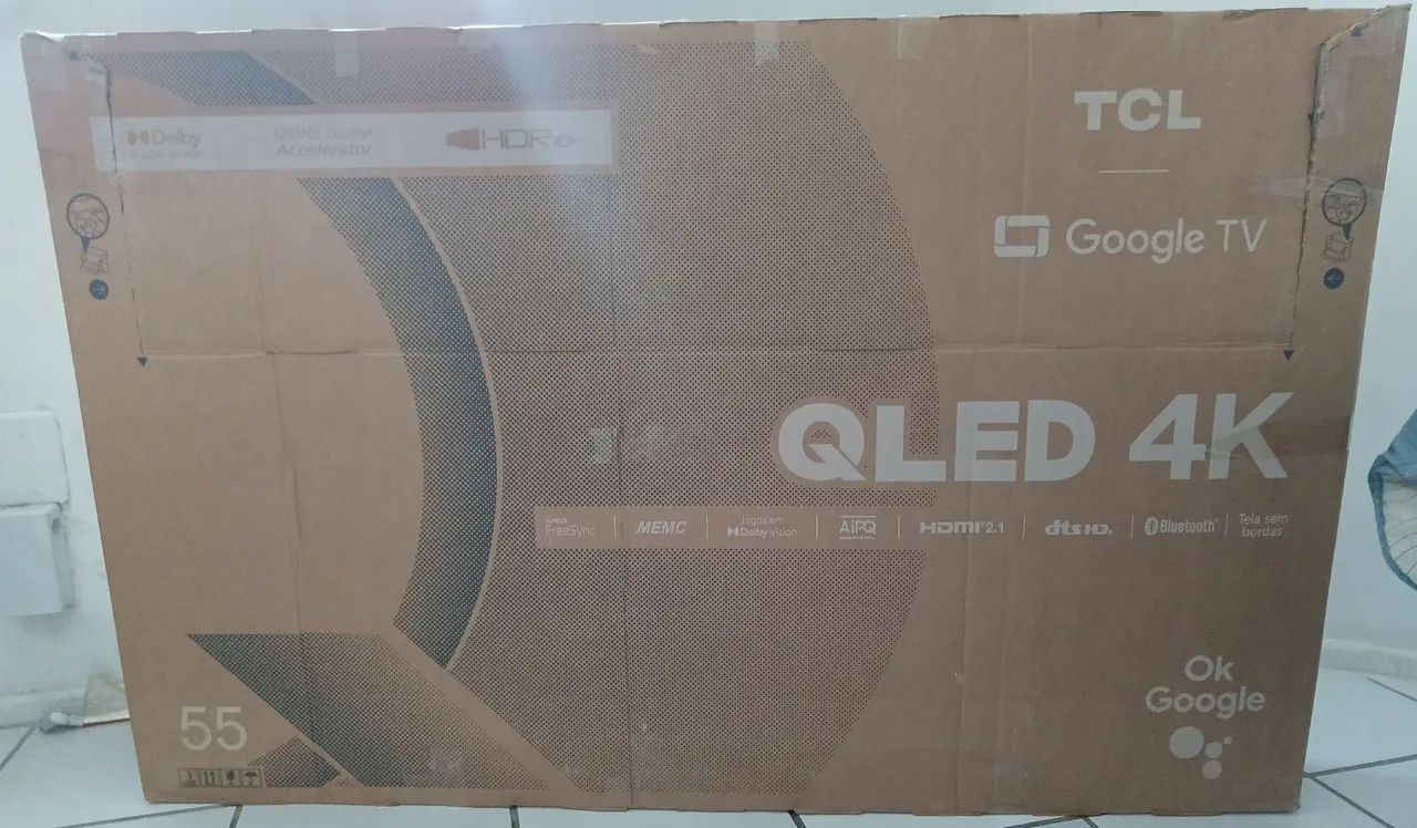 Smartv 55 Polegadas TCL C645 na caixa original - Foto 2