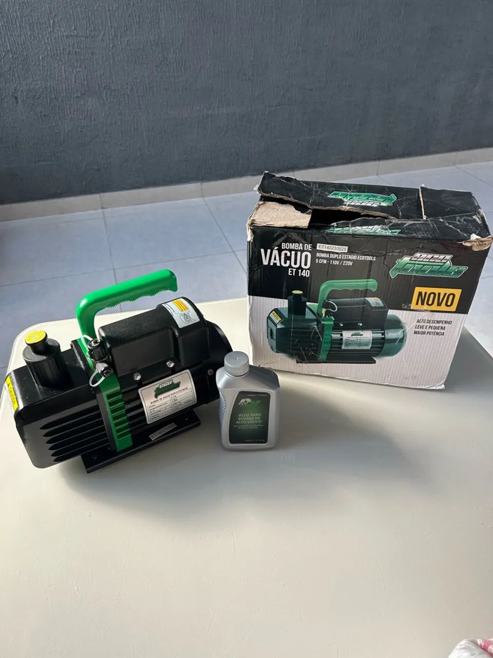 Bomba de Vácuo Ecotools 5 CFM Duplo Estágio