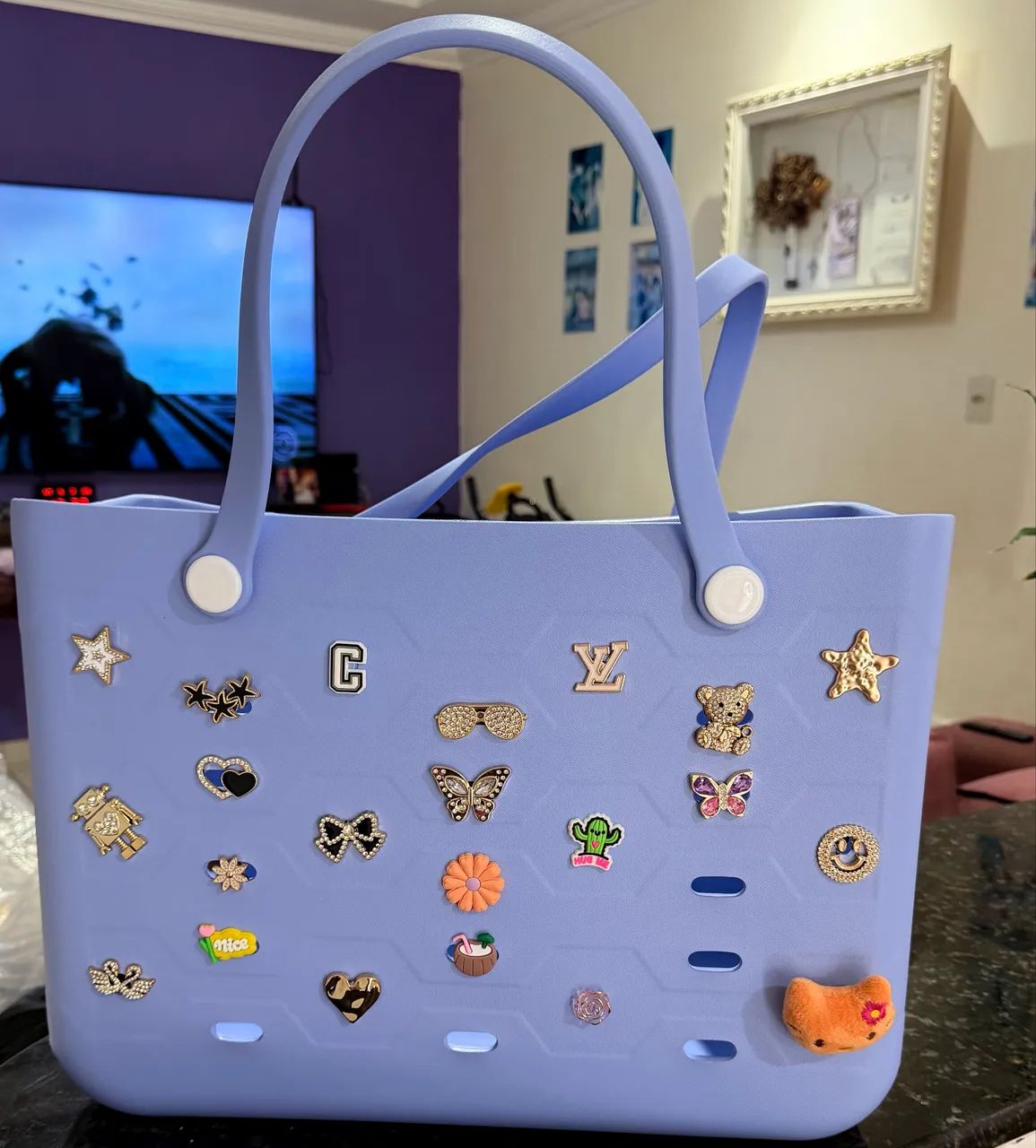 Bolsas estilo da crocs 