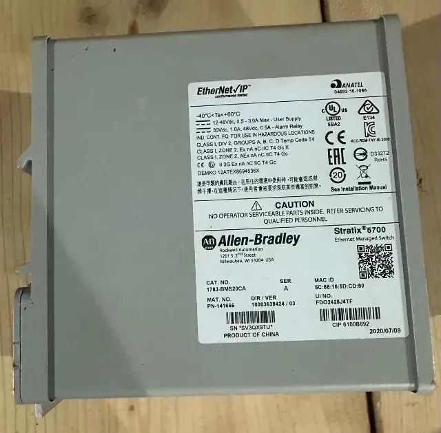 Switch Allen-bradley 1783-bms20cgl Stratix 5700 Ethernet Switch (Usado) - Foto 3