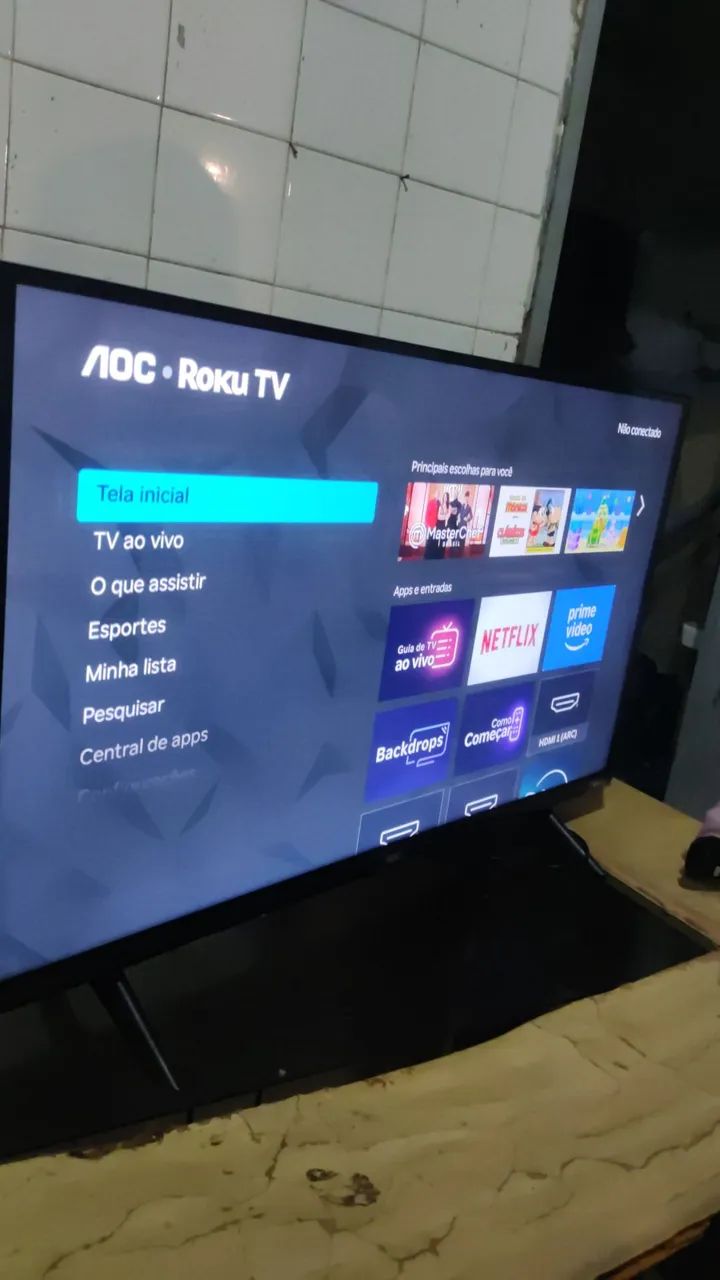 Tv AOC 32 polegadas em estado de zera - Foto 4