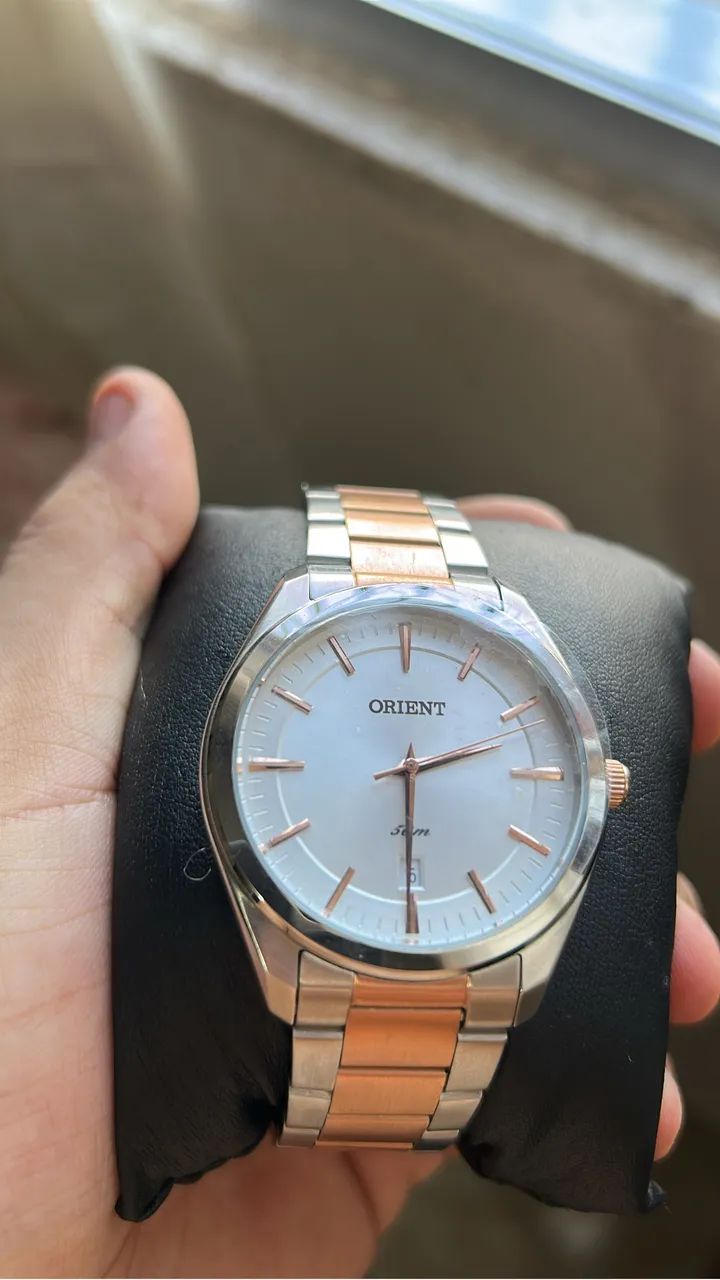 Relógio orient rose gold nunca usado - Foto 2