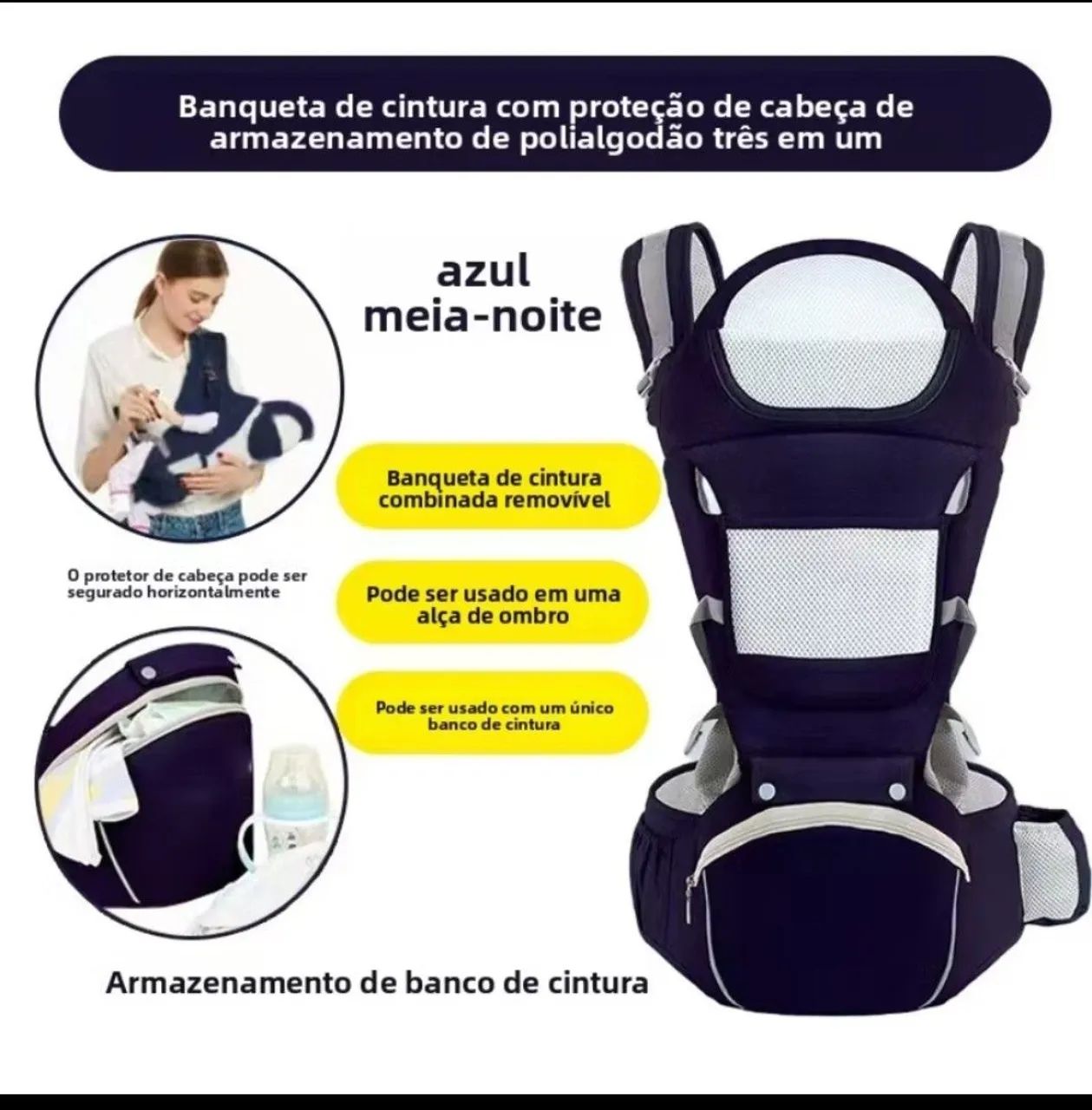 Canguru ergonômico bebê  - Foto 2