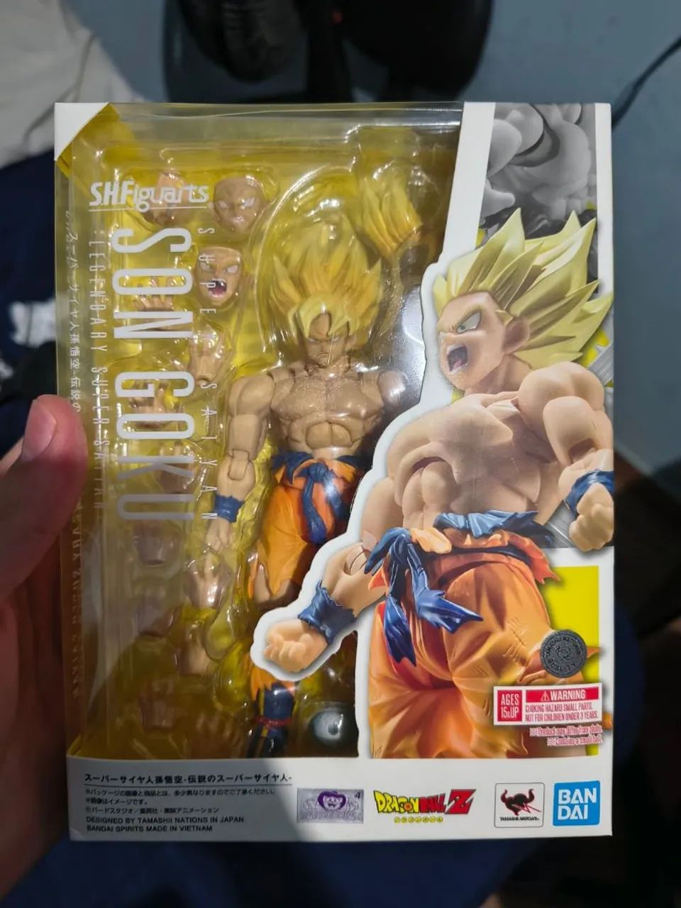 GOKU LENDÁRIO SH FIGUARTS - ORIGINAL BANDAI - Hobbies e coleções