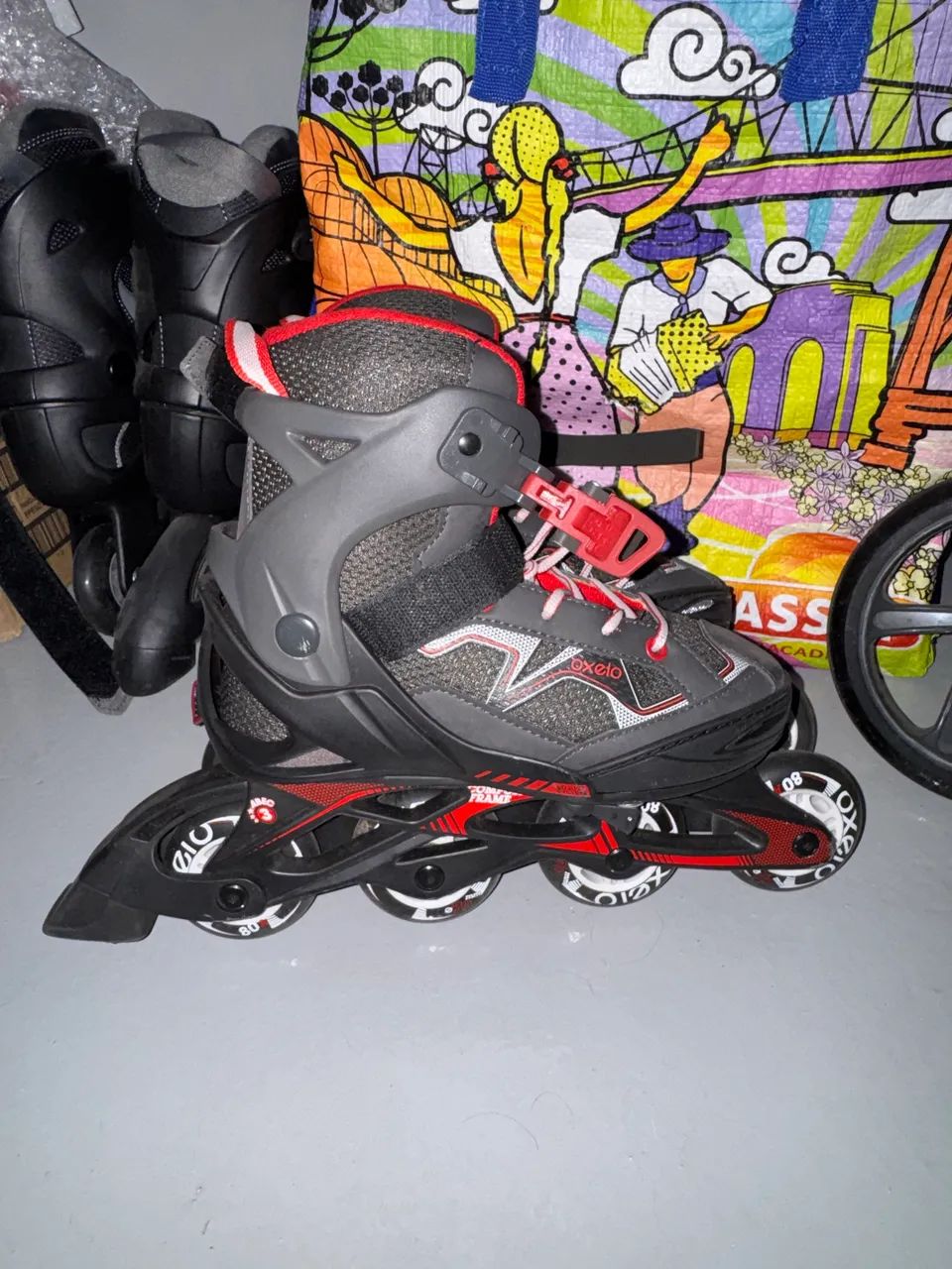 Kit 2 patins novos tamanho 42 e 35/38 - Foto 4