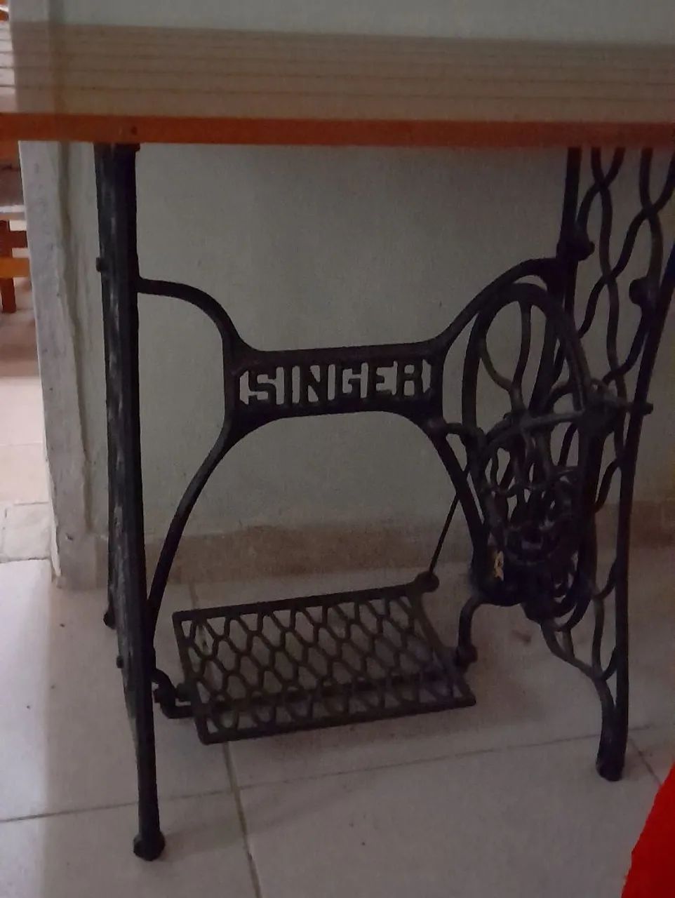 Pe de máquina de costura