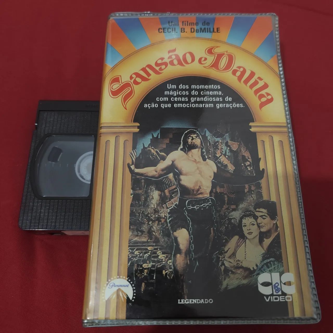 VHS Sansão e Dalila (Legendado) - Cecil B DeMille - CDs, DVDs etc