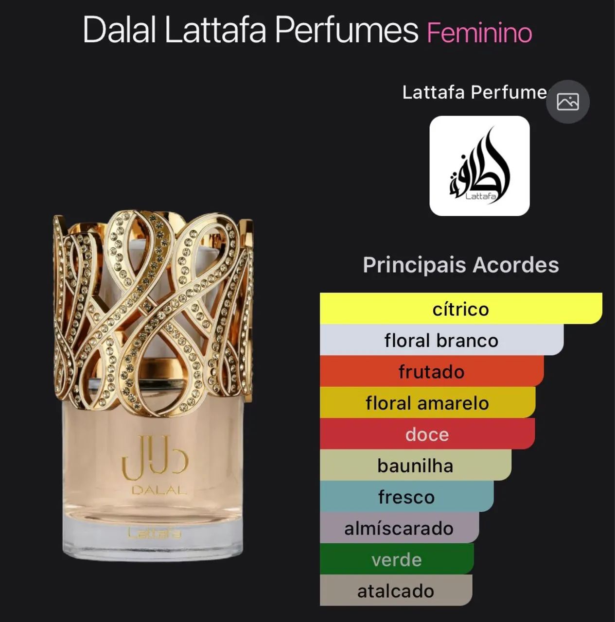 Perfume Árabe Dalal Original 100ml - Foto 4
