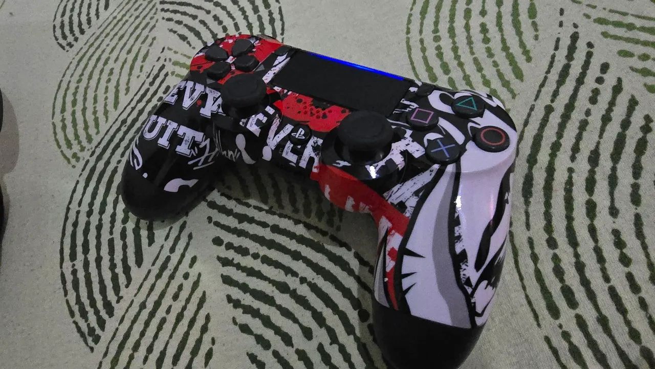 Controle de ps4 original personalizado Funcionando perfeitamente.  - Foto 3
