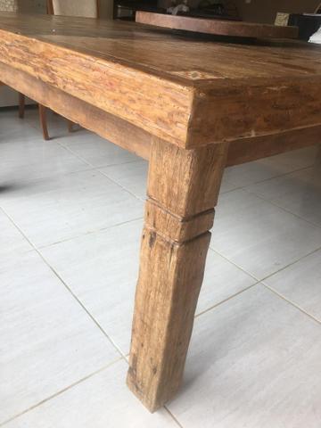 Pra levar: Mesa em Madeira Rústica_Preço IMPERDÍVEL - Foto 2