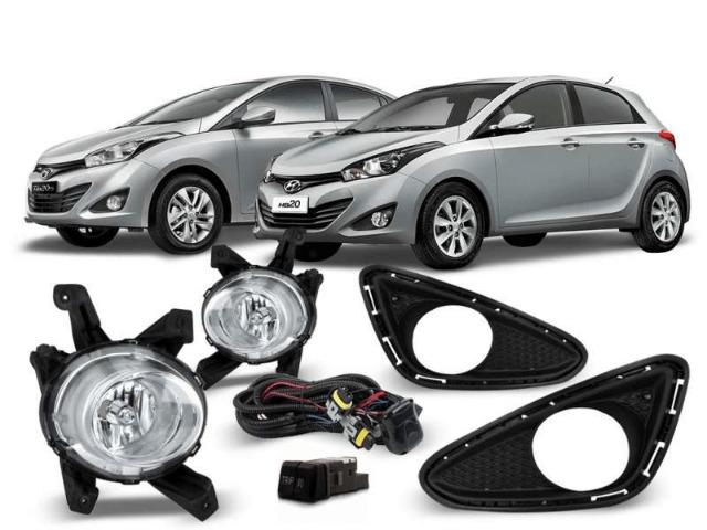 Promoção Kit Farolete HB20 HB20S com Botão no Painel