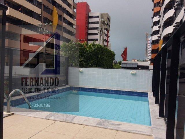 Quarto e sala, mobiliado, Nascente, Varanda, Ponta Verde, excelente localização - Foto 15