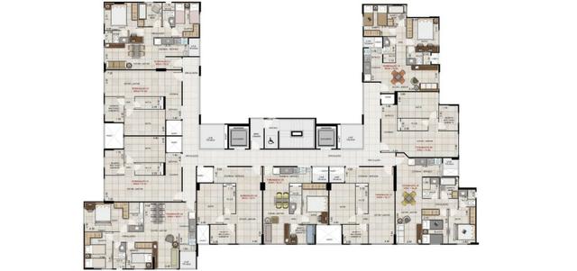 193 mil -Apartamento 2 quartos (Taxas de Cartório, ITBI gratis + 1 ano cond gratis) -Farol - Foto 10