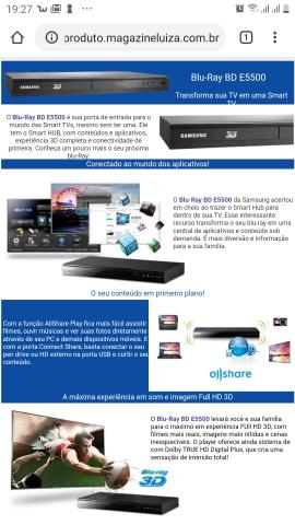 Blu ray Samsung 3D com Netflix - Foto 3