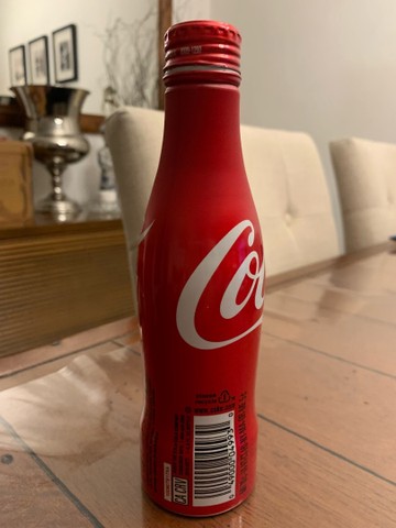 Garrafa alumínio Coca Cola Importada Atlanta Eua vazia  - Foto 2