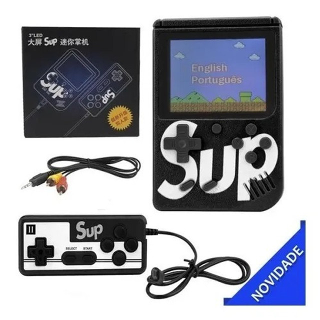 Mini Game Portátil SUP 400 jogos com Controle : : Brinquedos e  Jogos