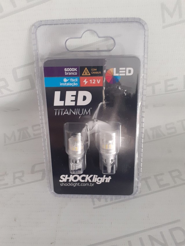 Led pingo. T10. Titanium. Schocklight. Garantia. Novo. Instalado.  - Foto 2
