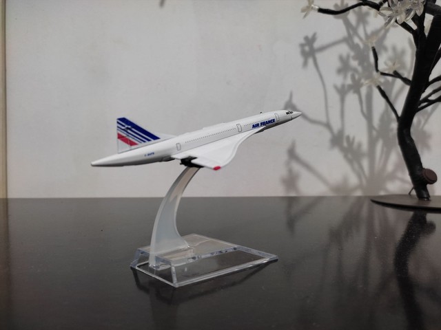 Miniatura metal avião concorde Air France 