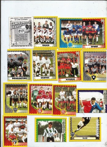 figurinhas campeonato brasileiro 1998 - 30.00 - Foto 4