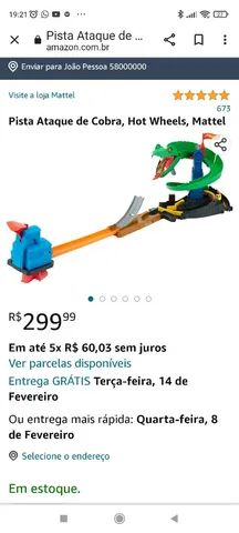 Pista Hot Wheels City - Ataque De Cobra - Fnb20 - Mattel