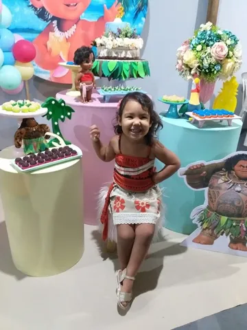 Fantasia Moana Baby  Roupa Infantil para Menina Usado 74330357