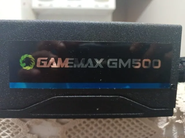 Gamemax Brasil - Fonte GAMEMAX GM500 Branca.😱😱😱
