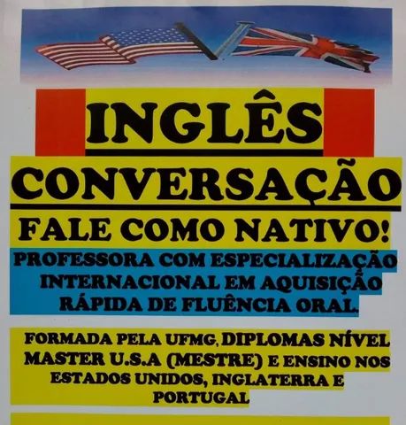 INGLÊS E Espanhol para Viagem. Foco:Conversação. Prof:UFMG/USA