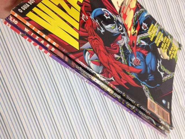 Lote 3 Revistas Wizard Marvel Dc Arquivo X Spawn ambas 1997   - Foto 4