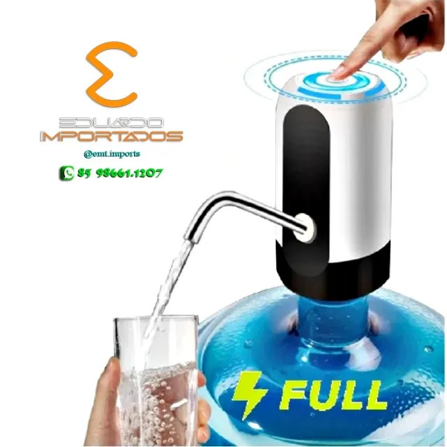 Bomba Elétrica Filtro Bebedouro P/ Garrafões